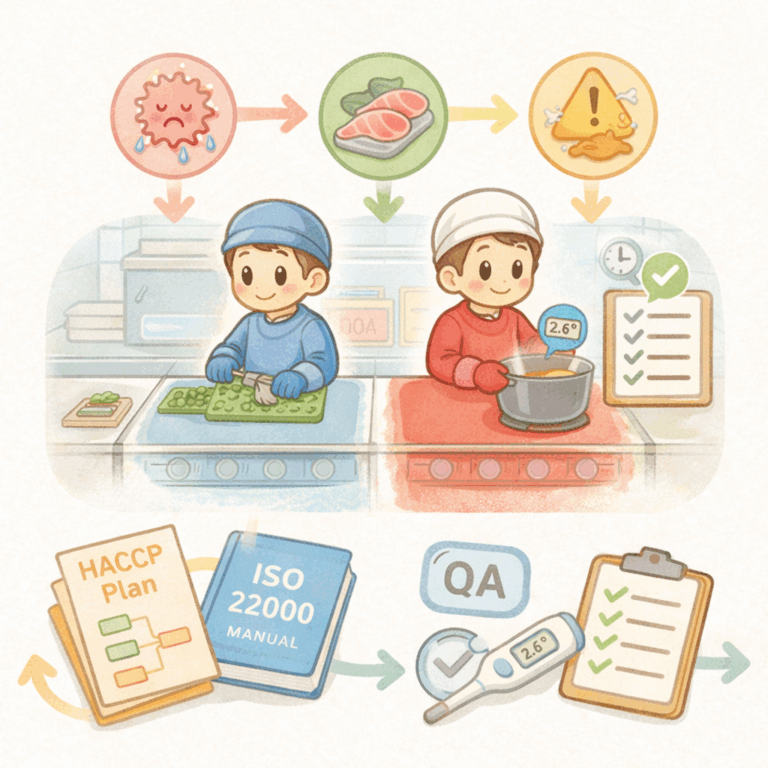 Food Production HACCP ISO Central kitchen